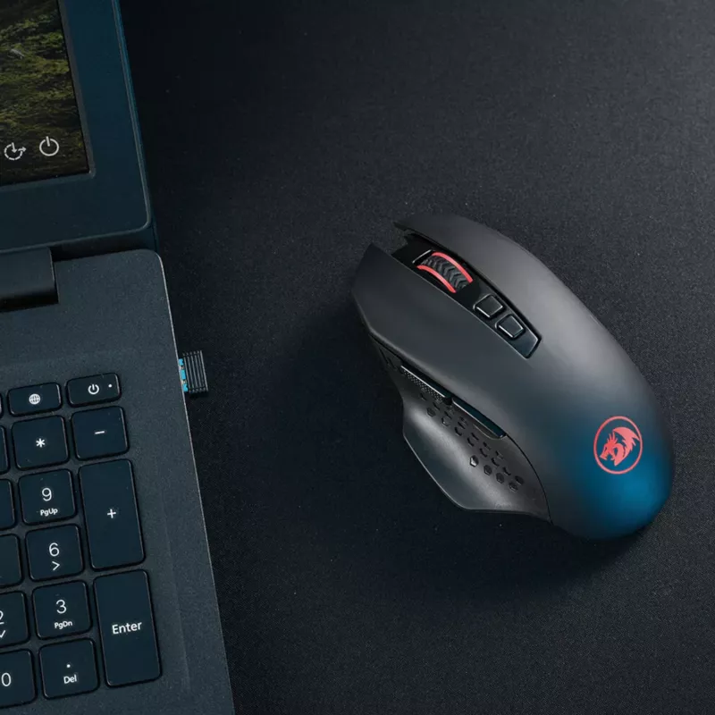 Redragon GAINER M656 draadloze gamingmuis 4000DPI - zwart