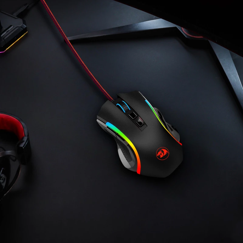 REDRAGON GRIFFIN 7200DPI gamingmuis - zwart
