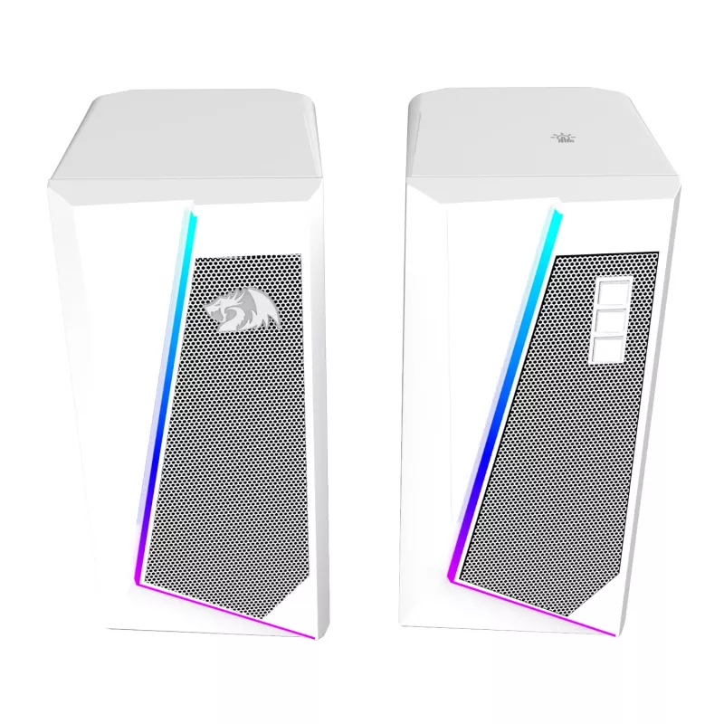 Redragon GS20W ANVIL 3W 2.0 RGB stereo desktop-pc-luidsprekers - wit