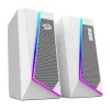 Redragon GS20W ANVIL 3W 2.0 RGB stereo desktop-pc-luidsprekers - wit