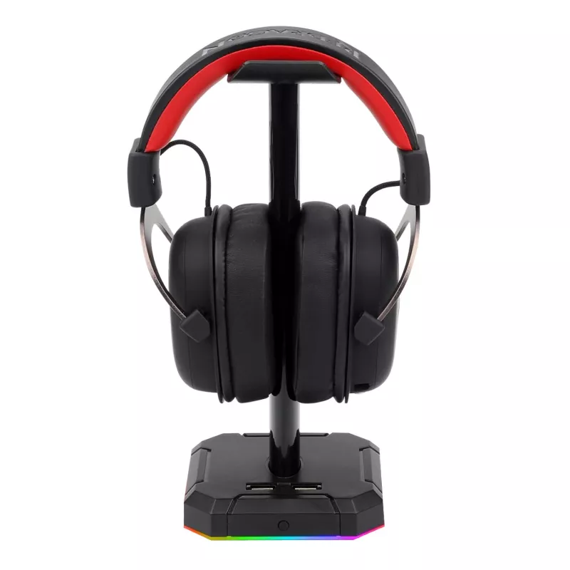 Redragon HA300 Scepter Pro RGB headsetstandaard met 4-poorts USB 2.0-hub