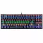 Redragon KUMARA RGB mechanisch gaming-toetsenbord - tenkeyless 87 toetsen, Outemu Red switches, RGB-achtergrondverlichting, zwart