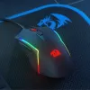 Redragon M616 TRIDENT 10000DPI RGB gaming-muis - zwart