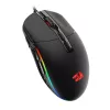 Redragon M719 INVADER RGB 10000 DPI bedrade optische gaming-muis - Zwart