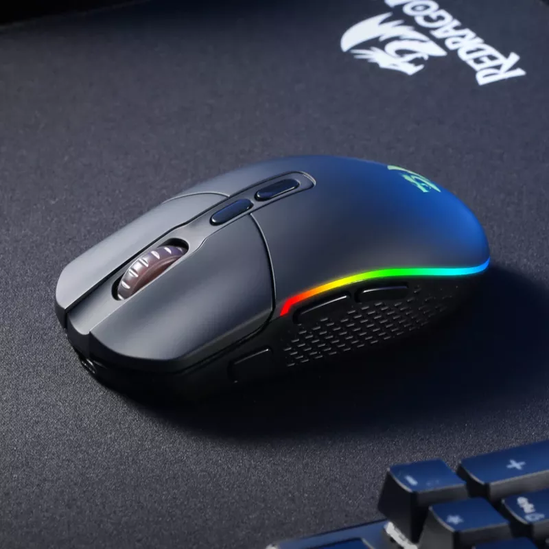 Redragon M719 Pro INVADER 10000DPI 2.4GHz draadloze gaming-muis - zwart