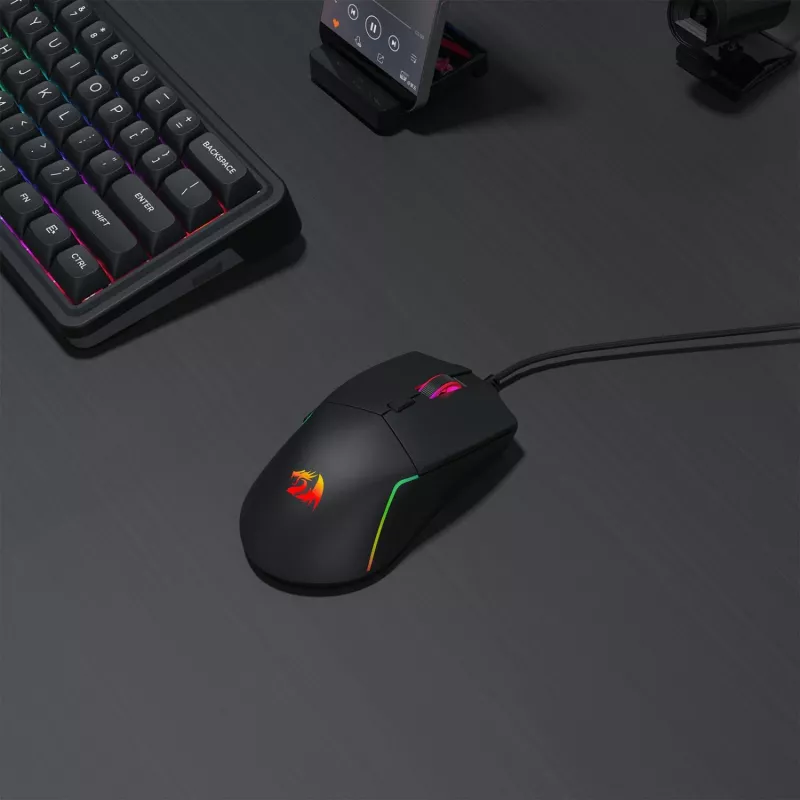 Redragon M730-RGB NAGA RGB 10000 DPI bedrade gaming-muis