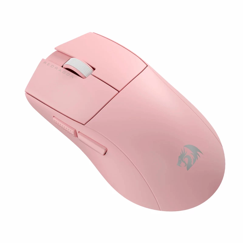 REDRAGON M916 PRO 1K 3-modus draadloze gaming-muis - roze