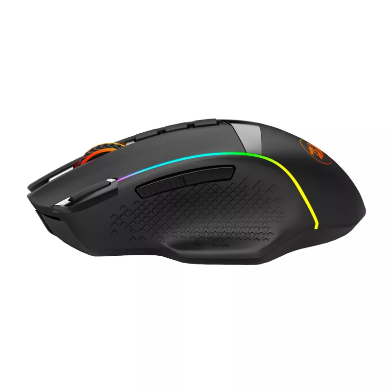 Redragon M991 RGB PRO ENLIGHTENMENT 26000 DPI tri-mode draadloze gaming-muis - zwart