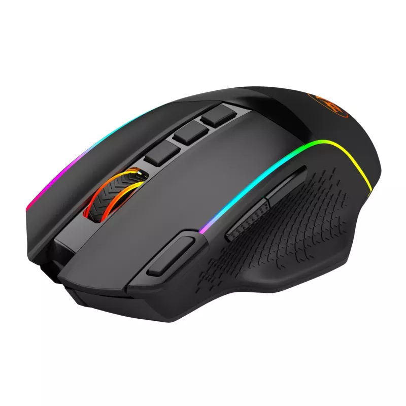 Redragon M991 RGB PRO ENLIGHTENMENT 26000 DPI tri-mode draadloze gaming-muis - zwart
