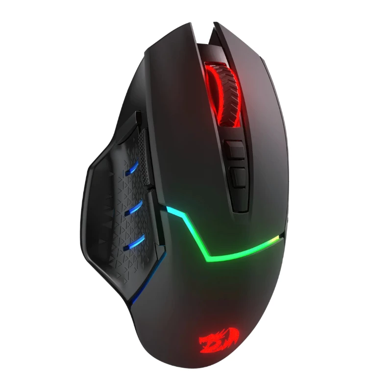 REDRAGON Mirage Pro 8000DPI RGB Draadloze Gaming-muis - Zwart