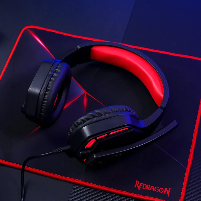 REDRAGON over-ear THEMIS aux gamingheadset - zwart