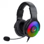 Redragon Pandora Over-Ear RGB gaming headset, USB (alleen voeding) / Aux (microfoon en headset), zwart