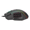 REDRAGON PERDICTION 4 12400DPI RGB MMO ergonomische gaming-muis - zwart