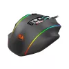 REDRAGON PERDICTION 4 12400DPI RGB MMO ergonomische gaming-muis - zwart