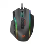 REDRAGON PERDICTION 4 12400DPI RGB MMO ergonomische gaming-muis - zwart