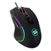 REDRAGON PREDATOR 4000DPI RGB ergonomische gamingmuis - zwart