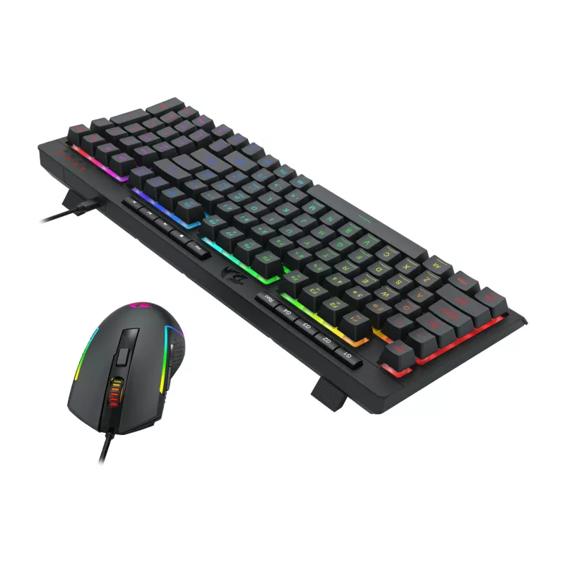 Redragon RD-S149 4-in-1 gaming-combo: RGB-toetsenbord, optische muis, headset & muismat