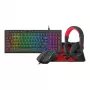 Redragon RD-S149 4-in-1 gaming-combo: RGB-toetsenbord, optische muis, headset & muismat