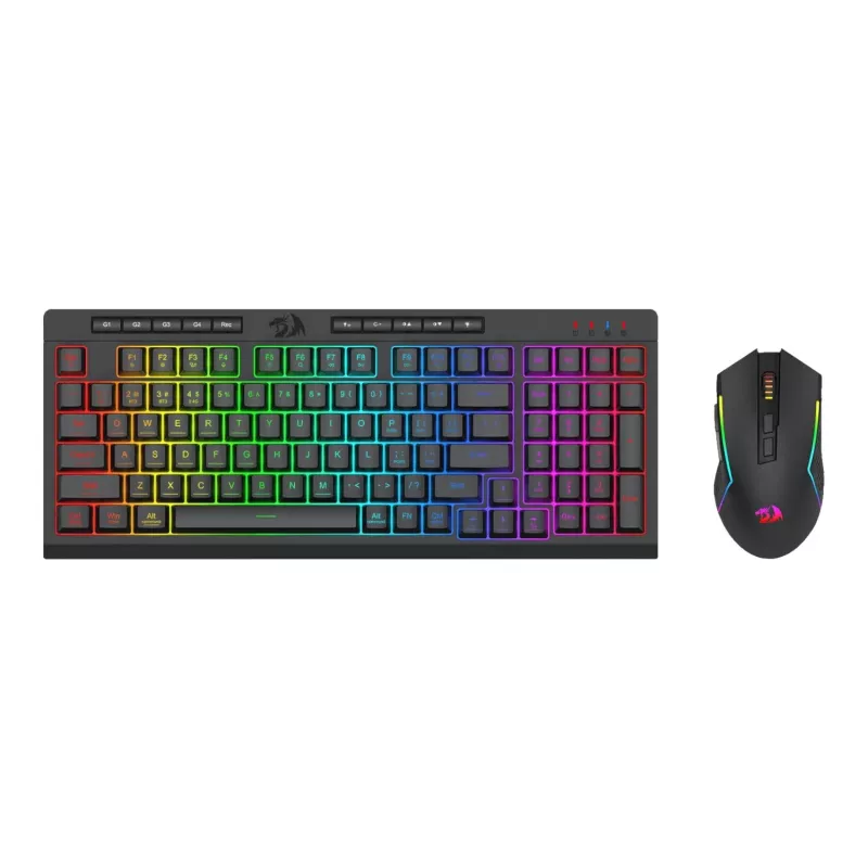 Redragon RYLO PRO S142 tri-mode RGB gaming-toetsenbord en muis combo