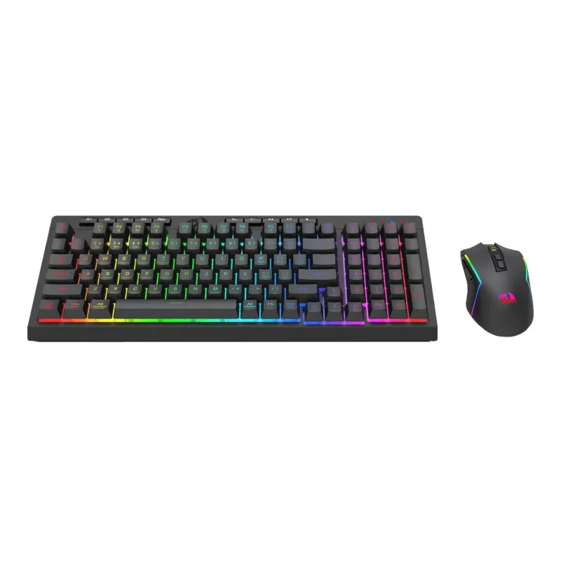 Redragon RYLO PRO S142 tri-mode RGB gaming-toetsenbord en muis combo