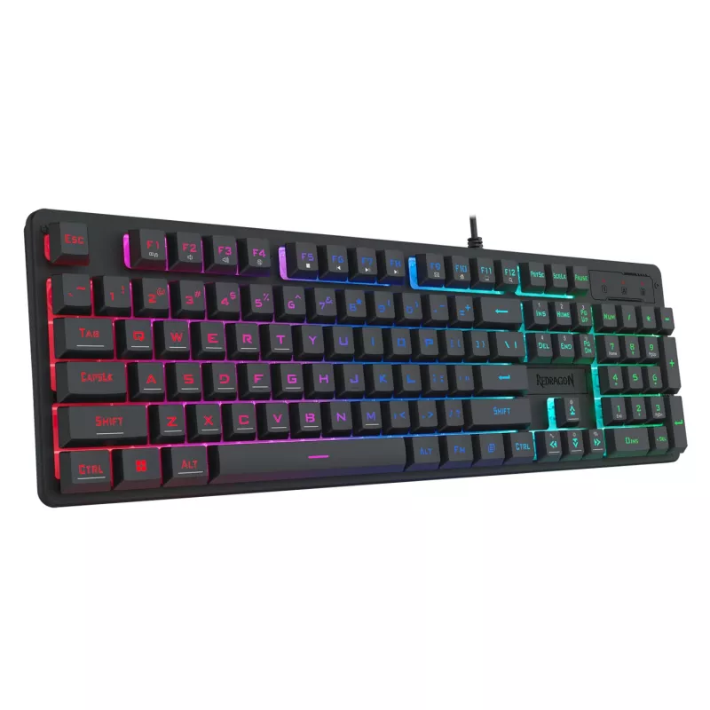 Redragon S107 RGB Gaming Essentials bedraad gaming-toetsenbord- en muisset