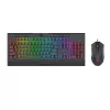 Redragon S151 RGB gaming-toetsenbord- en muiscombinatie - zwart