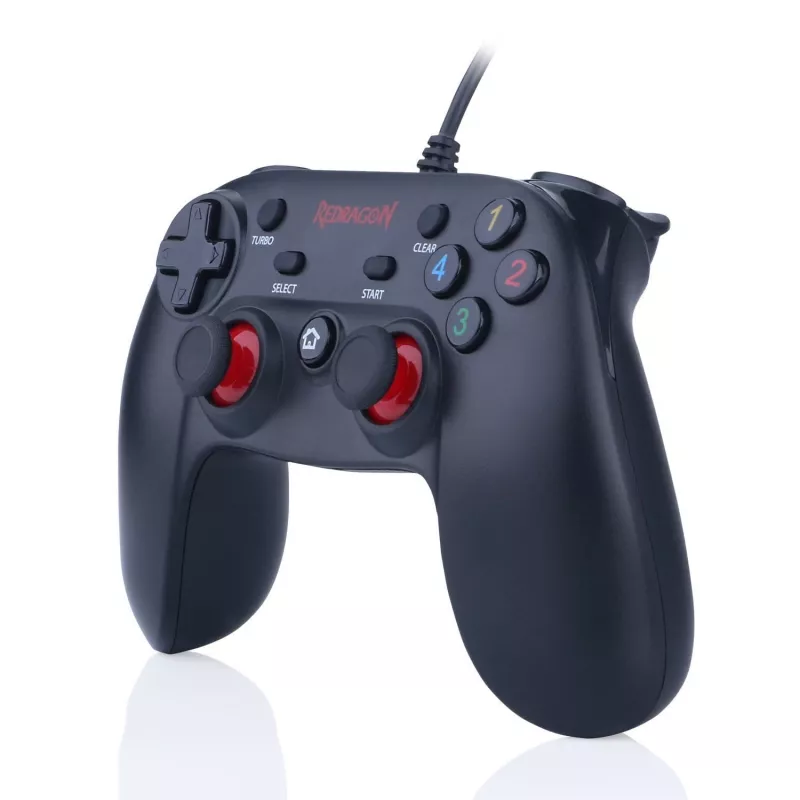 REDRAGON SATURN bedrade X/D-Input PC-controller zwart