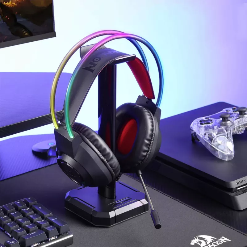 Redragon SCREAM over-ear RGB gaming-headset - zwart