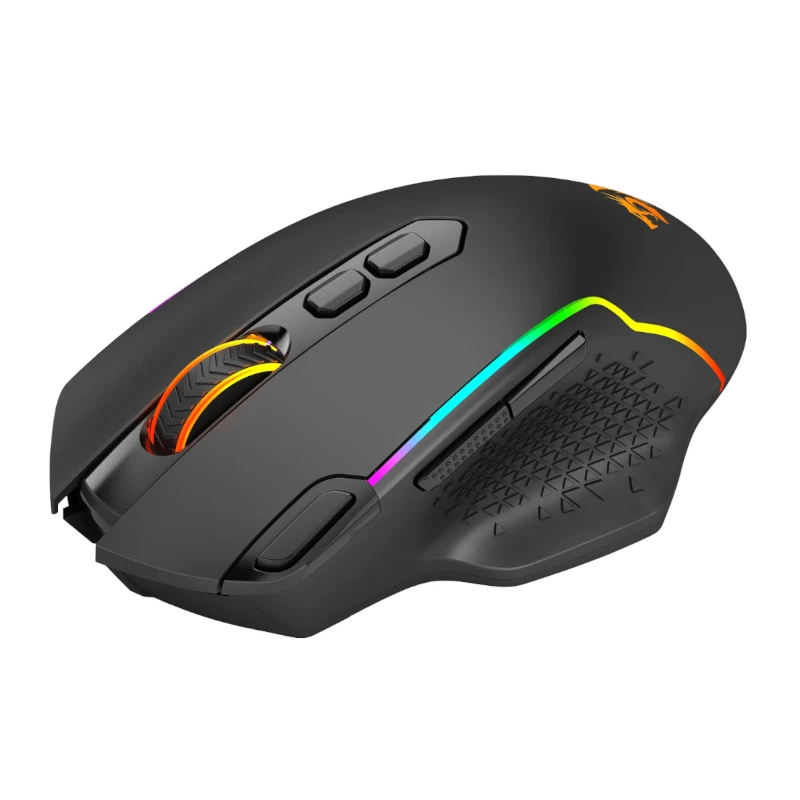 REDRAGON Taipan Pro 10000DPI RGB draadloze gamingmuis - zwart