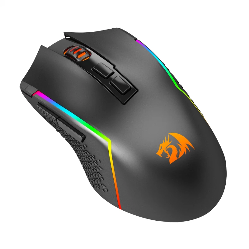 REDRAGON Trident Pro 8000DPI RGB gaming-muis - zwart