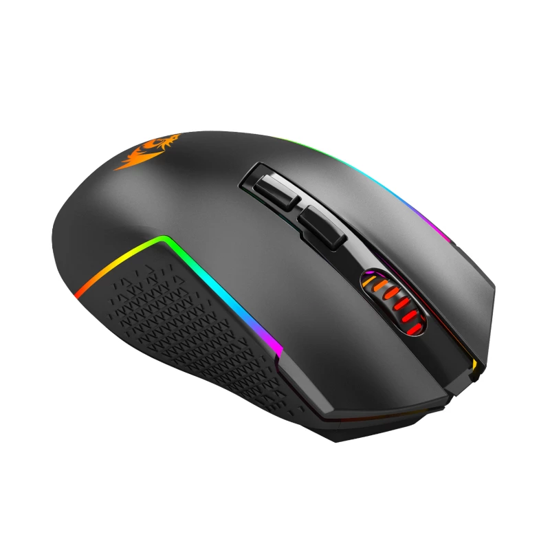 REDRAGON Trident Pro 8000DPI RGB gaming-muis - zwart