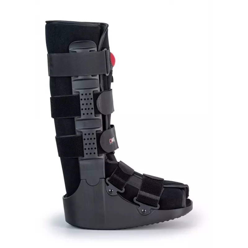 REH Air Walker Basic Long enkel-voet orthese, maat L, zwart/grijs
