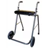 REH RF-651/CZA Twee wiel Rollator met zitje, aluminium, Zwart