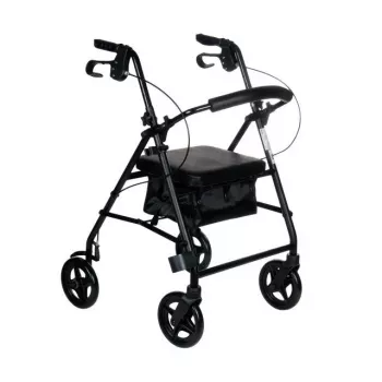 REHA FUND vierwielige revalidatielooprek RF-610 Black