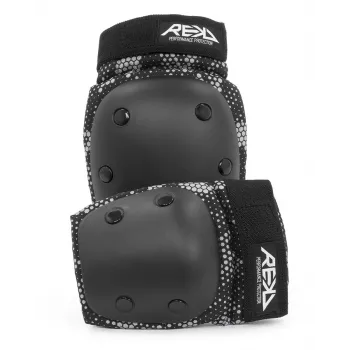 REKD Youth Heavy Duty dubbel padset zwart/grijs L