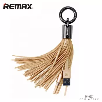 REMAX Apple tassels ring datakabel voor Lightning goud