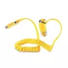 REMAX Cutie autolader geel - 2 USB-A-poorten 4.2A totale uitgang