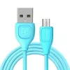 REMAX Lesu Cable Micro RC-050m Blauw - USB 2.0 Oplaad- en datakabel, 0,5 m