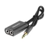 REMAX Qulmax 3,5mm Share Jack-kabel RL-20S grijs