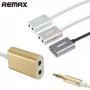 REMAX Qulmax 3,5mm Share Jack-kabel RL-20S grijs