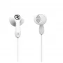 REMAX universele oortelefoon RM-301 bedrade in-ear-koptelefoon met microfoon, 3,5mm-jack, wit