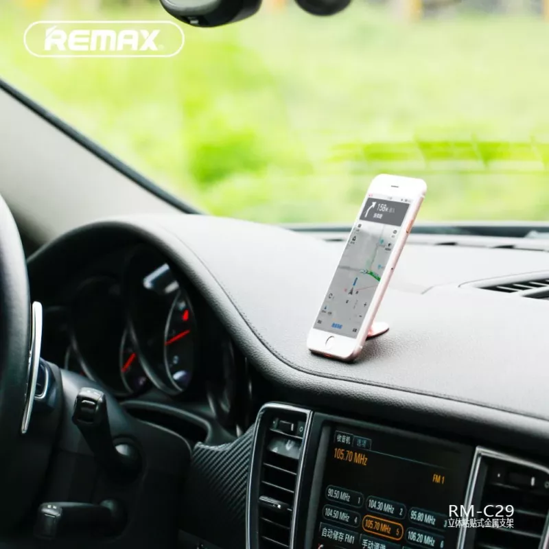 REMAX universele metalen solide telefoonhouder RM-C29 rose gold