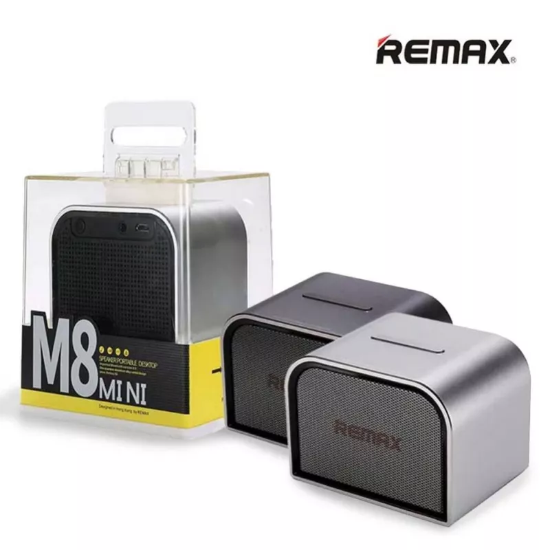 Remax universele draagbare Bluetooth-speaker M8 Mini zilver