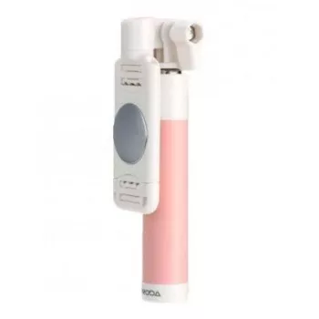 Remax Proda PP-P6 Mini bedrade selfiestick, roze