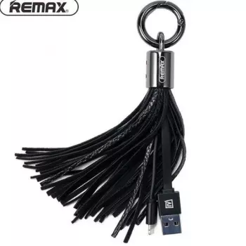 REMAX universele tassels ring kabel voor Micro USB - zwart