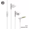 REMAX universele WI380 grijze bedrade in-ear-koptelefoon met microfoon