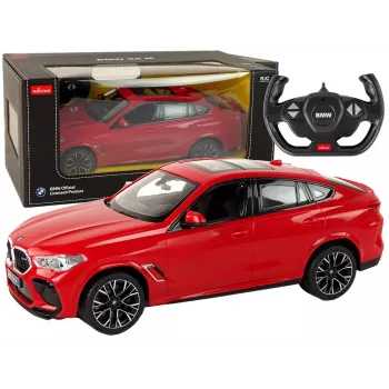 RC-afstandsbedieningsauto BMW X6 Rastar Pilot rood 1:14