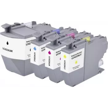 Renkforce compatibele inktpatronen-combipack voor Brother LC-422XLVAL – 4-pack (zwart, cyaan, magenta, geel) RF-6728536