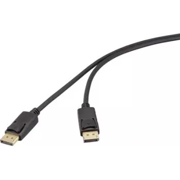 Renkforce DisplayPort-kabel 2 m zwart 4K UHD RF-6830474