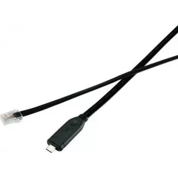 Renkforce RF-4379720 USB-C naar RJ45 Gigabit Ethernet adapter, zwart